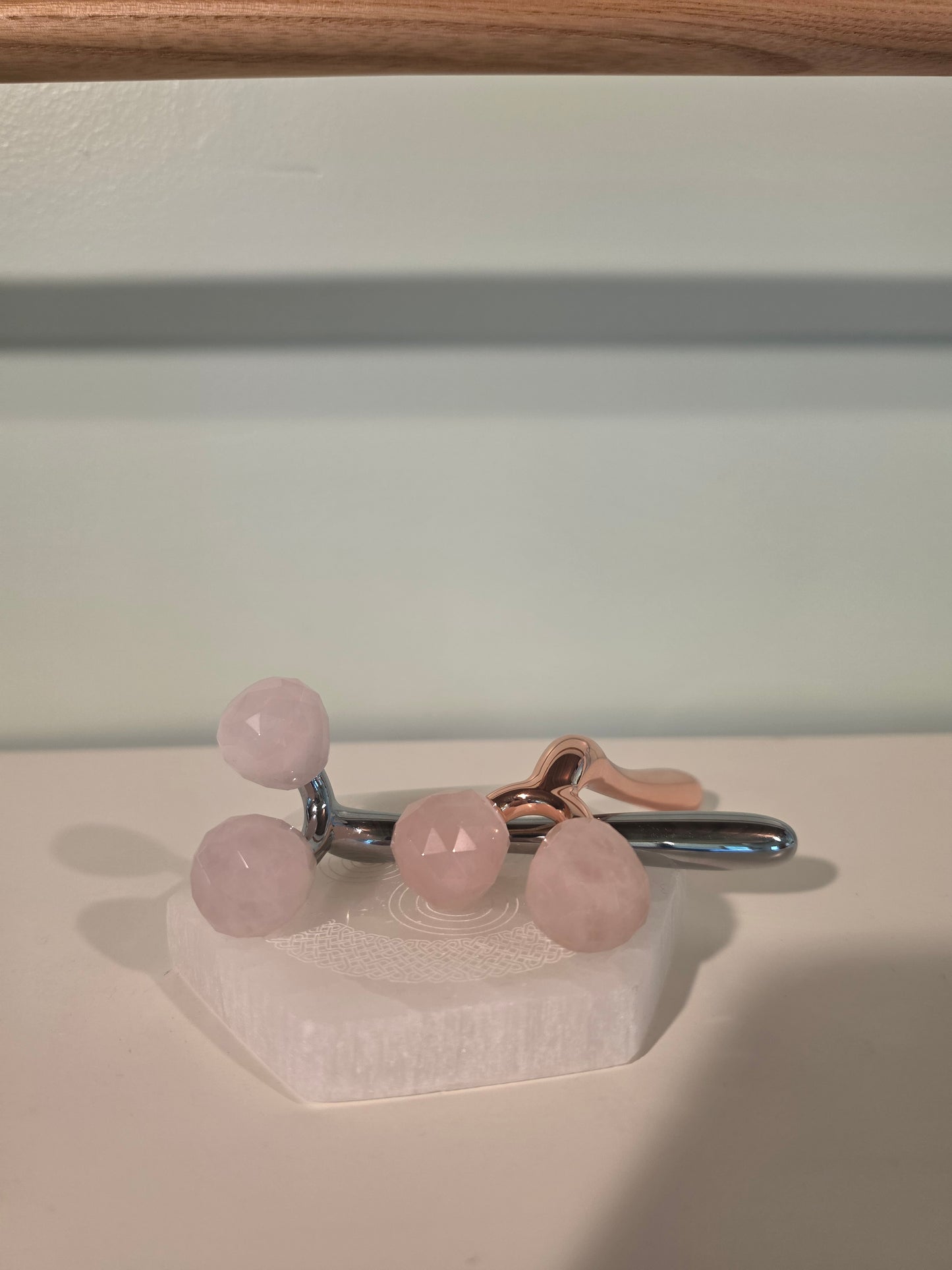Rose Quartz Globe Roller
