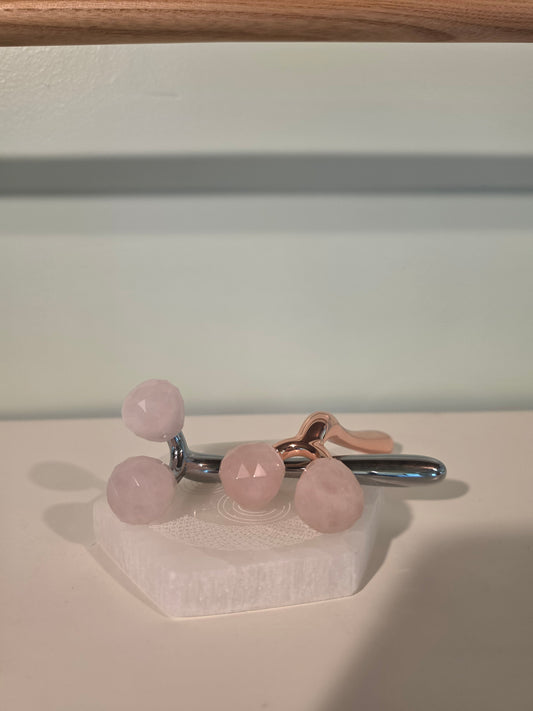 Rose Quartz Globe Roller